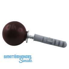 IBFM T�rpuffer - Kugelform Kunststoff braun