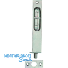 Einlassriegel mit Griffschieber, 140 x 25 mm, verzinkt Einlassriegel mit Griffschieber, 140 x 25 mm, verzinkt