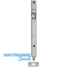 T�rkantriegel U-Geh�use mit Griffschieber 400 x 24 x 15 mm, Hub 25, verzinkt