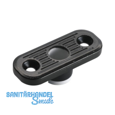 Stangenf�hrung f. Holzt�ren C= 20 x 50 mm, schwarz beschichtet