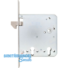 Schiebet�rschloss 1340 PZW mit Hakenfalle f�r 2 PZ,VK 9 mm,DM 55 /120, Edelstahl