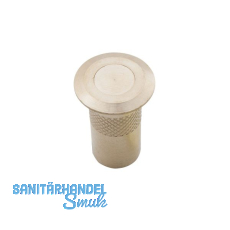 Bodenb�chse mit Verschluss, 10 mm, Messing blank