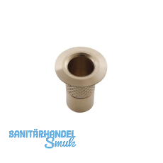 Bodenbüchse ohne Verschluss, 10 mm, Messing blank Bodenbüchse ohne Verschluss, 10 mm, Messing blank