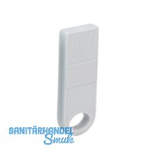 Transponder-Schl�ssel, 44 x 16 x 5 mm, Kunststoff grau