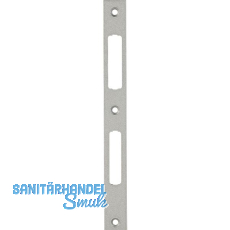 Schließblech S50 für Schiebetürschloss mit Hakenfalle und Riegel,silber lackiert Schließblech S50 für Schiebetürschloss mit Hakenfalle und Riegel,silber lackiert