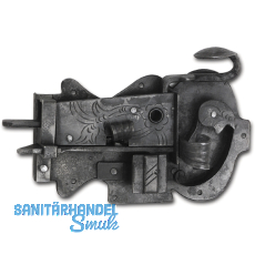 Rustikales Schlossset Wien, links, DM 120, Eisen verzinkt geschwärzt Rustikales Schlossset Wien, links, DM 120, Eisen verzinkt geschwärzt