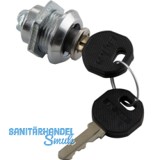 Blechmontagezylinder, 20 mm, verschiedensperrend, Zinkdruckguss verchromt Blechmontagezylinder, 20 mm, verschiedensperrend, Zinkdruckguss verchromt