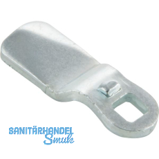 Sperrnase pos. gekr�pft f�r Blechmontagezylinder, 45 x 19mm,Ma� H 24mm,verzinkt