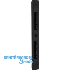 Schlie�blech verstellbar SB/VAR einfr�sbar, 210 x 20 x 10mm, Zamak schwarz matt