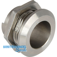 Blechmontagezylinder Geh�use ohne Einsatz, 28 x 22 mm, Edelstahl