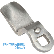 Sperrnase pos. gekr�pft f�r Blechmontagezylinder, 45 x 19mm,Ma� H 30mm,Edelstahl