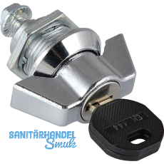 Knebel-Vorreiber gleichsperrend Sperre EK 444, Zinkdruckguss verchromt Knebel-Vorreiber gleichsperrend Sperre EK 444, Zinkdruckguss verchromt