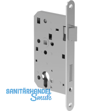 ECO Einstemmschloss GBS 81 RZW, rechts, Dorn 65, Rundstulp 24 mm, Edelstahl ECO Einstemmschloss GBS 81 RZW, rechts, Dorn 65, Rundstulp 24 mm, Edelstahl