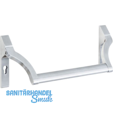 BKS Stangengriff 74000 EN 1125 Gangfl�gel PZ 72, ohne Griffrohr, silber eloxiert
