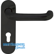 BKS Drückerlochteil B 72110 mit Kurzschild PZ 72 mm, für außen rund, schwarz BKS Drückerlochteil B 72110 mit Kurzschild PZ 72 mm, für außen rund, schwarz