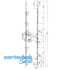 WG Mehrfachverriegelungsschloss MVS 905S /60 rechts