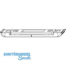 Fallenschlie�teil f�r MF, Falzluft 4 mm, Stahl verzinkt silberf�rbig B 20