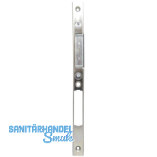 KFV Schlie�blech Falle/Riegel verstell. Stulp 16mm, links,verzinkt silberf�rbig