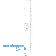 GU MFV-Schloss Secury MR2 DIN, DM 65, Stulp 1750 x 20 x 2,5mm rund,silberf�rbig