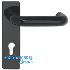 FS-Dr�ckergarnitur U-Form - auf Kurzschild PZ 72, TS bis 53 mm, schwarz