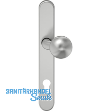 ECO Fluchttür-Halbgarnitur EPN 900 RR, Knopf, Langschild K160, EN 1125, silber ECO Fluchttür-Halbgarnitur EPN 900 RR, Knopf, Langschild K160, EN 1125, silber