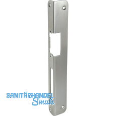 Winkelschlie�blech f. GU Secury f. E-T�r�ffner/AT-St�ck, links, verzinkt silber