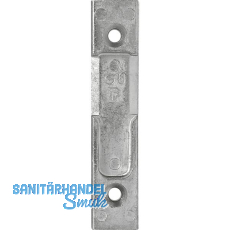 GU Schlie�teil f�r Rollzapfen, Stulp 16 mm, Falz 4 mm, verzinkt silberf�rbig