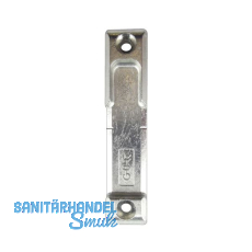 GU Schließplatte, Eurofalz 18x8 mm, für Rollzapfen, Falzluft 11 mm, Stulp 16 mm GU Schließplatte, Eurofalz 18x8 mm, für Rollzapfen, Falzluft 11 mm, Stulp 16 mm