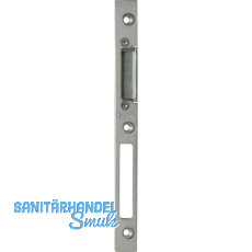 Schlie�blech GU-Secury z. Einfr�sen verstell. links, Falz 4 mm, verzinkt silber