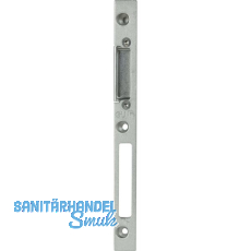 Schlie�blech GU-Secury z. Einfr�sen verstell. rechts, Falz 4 mm, verzinkt silber