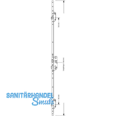 Mehrfachverriegelungsschloss SECURY Automatic DIN,m.Tagesent.NF DM65,rund,silber Mehrfachverriegelungsschloss SECURY Automatic DIN,m.Tagesent.NF DM65,rund,silber