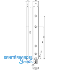 Anschlusseinheit zu Falzhebelgetriebe, Secury Automatic 270 mm, links, oben Anschlusseinheit zu Falzhebelgetriebe, Secury Automatic 270 mm, links, oben