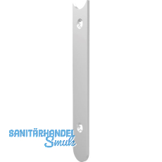 Anschlussstulp/Stulpverl�ngerung rund unten f�r Secury MFV, 130 x 20 mm,silber