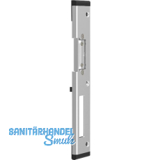 Schlie�blech GU f. Secury zum Aufschrauben,verst.m. AT-St�ck,rechts,verz. silber