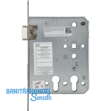 BMH Fluchtt�rschloss 1019 PZW f�r 2 Profilzylinder, rechts, DM 60/100, Edelstahl