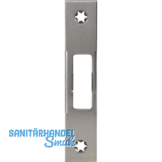Schlie�blech f�r MFV Secury 2-flg. Flach 24 x 3 x 120 mm Zusatzfalle, Edelstahl