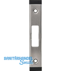 Schlie�blech f. MFV Secury 2-flg. U-Stulp 24 x 6 x 120 mm Zusatzfalle, Edelstahl