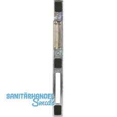 DORMAKABA Fallenriegelschlie�blech 134. PA, rechts, Stahl dekorsilber 11640914