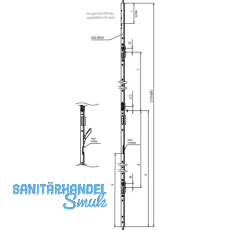 KFV Stulpfl�gelbeschlag AS 2600 BS 60 B298, links f. linken Gehfl�gel