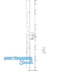 KFV MFV-Schloss BS 8100 ÖNORM, DM 65, Stulp 16 mm eckig, silber verzinkt KFV MFV-Schloss BS 8100 ÖNORM, DM 65, Stulp 16 mm eckig, silber verzinkt