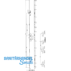 KFV MFV-Schloss BS 2600 DIN, DM 35, U-Stulp 24 x 6,3 mm, silber verzinkt KFV MFV-Schloss BS 2600 DIN, DM 35, U-Stulp 24 x 6,3 mm, silber verzinkt