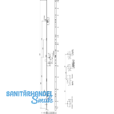KFV MFV-Schloss BS 2300 DIN, DM 45, U-Stulp 24 x 6,3 mm, silber verzinkt KFV MFV-Schloss BS 2300 DIN, DM 45, U-Stulp 24 x 6,3 mm, silber verzinkt