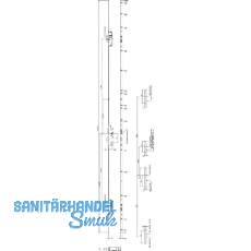 KFV Mehrfachverriegelungsschloss BS 2600 F16 B003, DM 65, Stulp 16mm, verzinkt KFV Mehrfachverriegelungsschloss BS 2600 F16 B003, DM 65, Stulp 16mm, verzinkt