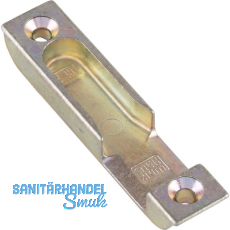 Schließblech für Rundzapfen zu STV F16 R4, Stulp 16 mm, verzinkt silberfärbig Schließblech für Rundzapfen zu STV F16 R4, Stulp 16 mm, verzinkt silberfärbig