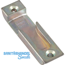 Schlie�blech f�r Rundzapfen zu STV F20 R4, Stulp 20 mm, verzinkt silberf�rbig