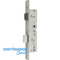 WSS Rohrrahmenschloss Flachstulp m. Falle und Riegel, DM 30, VK 8 mm, Edelstahl WSS Rohrrahmenschloss Flachstulp m. Falle und Riegel, DM 30, VK 8 mm, Edelstahl