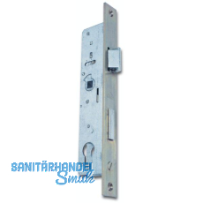 ROTO Rohrrahmenschloss Flachstulp m. Falle u. Riegel 873, DM 30, verzinkt silber