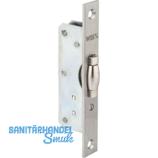 WSS Rohrrahmenschloss Flachstulp mit Rollfalle, Edelstahl