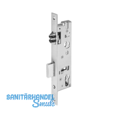 WILKA Rohrrahmenschloss Flachstulp m. Rollfalle u. Riegel, DM 40, Edelstahl WILKA Rohrrahmenschloss Flachstulp m. Rollfalle u. Riegel, DM 40, Edelstahl