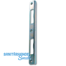 Winkelschlie�blech R 9 rund Blindlappen 10mm, Aussch. bombiert, Edelstahl-Effekt